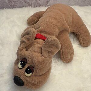 Vintage Pound Puppies Irwin Toys 1984 Light Brown Plush Stuffie Dog (SKU: 297TO)